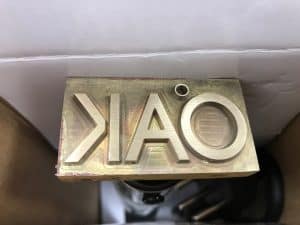 חותמות פליז לסימון עץ ופלסטיק