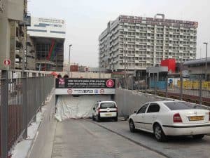 שילוט הכניסות לחניון החדש בבית החולים רמב"ם
